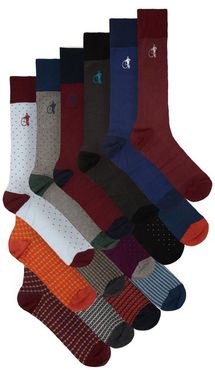 Designer Collection Pack Of 15 Cotton-blend Socks - Mens - Multi