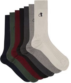 Colour Bundle Pack Of Seven Socks - Mens - Multi