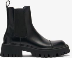 Tractor Trek-sole Leather Chelsea Boots - Mens - Black