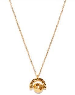 The Red Rock 24kt Gold-plated Pendant Necklace - Womens - Gold