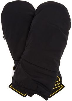 Logo-patch Technical Ski Gloves - Womens - Black