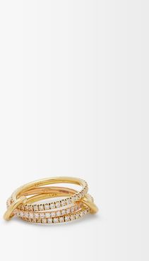 Aurora Diamond, 18kt Gold & 18kt Rose-gold Ring - Womens - Gold