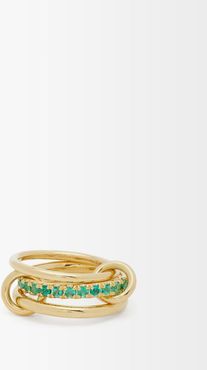 Petunia Emerald & 18kt Gold Ring - Womens - Emerald