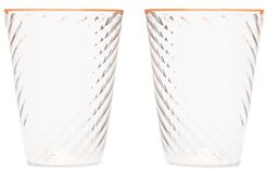 X Laguna B Set Of Two Cosima Highball Glasses - Orange Multi