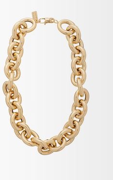 Cable-chain 14kt Gold Necklace - Womens - Yellow Gold