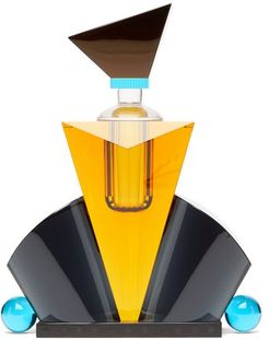 Hamilton Large Crystal Perfume Flacon - Brown Multi