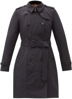 Chelsea Cotton-gabardine Trench Coat - Womens - Navy