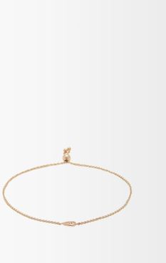 Bolo Diamond & 14kt Gold Chain Bracelet - Womens - Gold