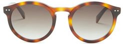 Round Tortoiseshell-acetate Sunglasses - Mens - Brown