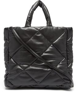 Assante Quilted Faux-leather Tote Bag - Womens - Black