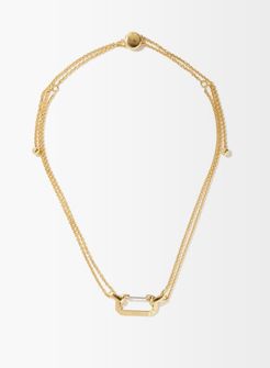 Lucy 18kt Gold Choker Necklace - Womens - Yellow Gold
