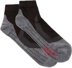 Ru4 Cool Jersey Running Socks - Mens - Black Multi