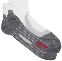 Ru4 Cool Jersey Running Socks - Mens - White Multi