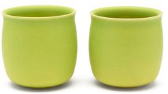 Set Of Two Alev Medium Ceramic Cups - Yellow