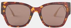 30montaigne Cd-logo Tortoiseshell Sunglasses - Womens - Tortoiseshell
