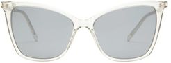 Cat-eye Acetate Sunglasses - Womens - Grey