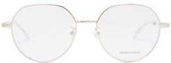 Round Metal Glasses - Mens - Gold