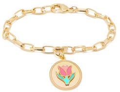Tulip 18kt Gold-vermeil Charm Bracelet - Womens - Gold Multi