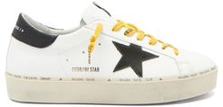 Hi Star Leather Trainers - Mens - White