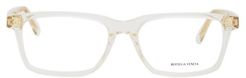 Square Acetate Glasses - Mens - Beige