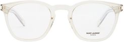 Rounded-square Acetate Glasses - Mens - Clear