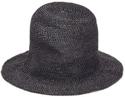 Beanie Woven Hat - Womens - Black