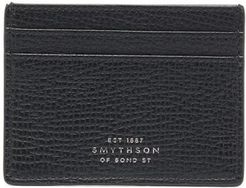 Ludlow Grained-leather Cardholder - Mens - Black