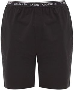Cotton-blend Jersey Pyjama Shorts - Mens - Black