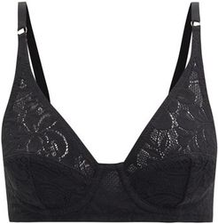 Waverly Underwired Lace Bra - Womens - Black