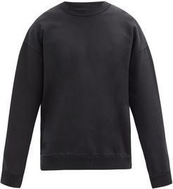 Louis Garment-dyed Cotton-jersey Sweatshirt - Mens - Black