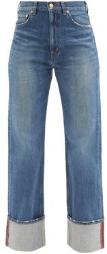 Carnelian High-rise Turn-up Jeans - Womens - Denim