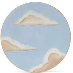 Hand-painted Porcelain Plate - Blue Multi