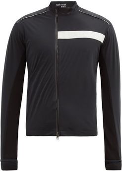 Reflective-trim Soft-shell Cycling Jacket - Mens - Black