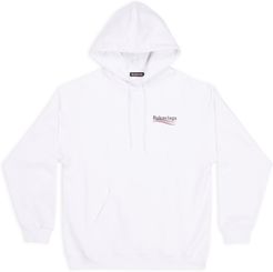 Political Campaign Hoodie White - Man - XS - Cotton