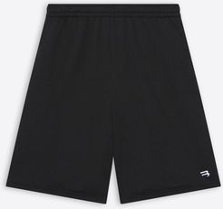 Sporty B Basketball Shorts Black - Man - S - Polyester & Cotton