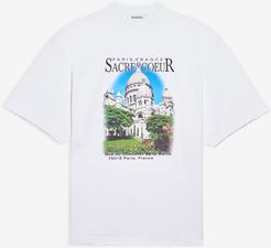 Sacré Caur XL T-shirt White - Woman - XXS - Organic Cotton