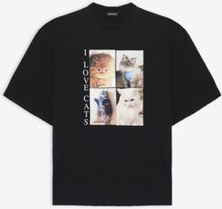 I Love Cats XL T-shirt Black - Man - XS - Organic Cotton