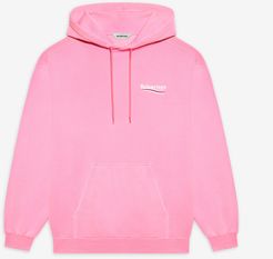 Political Campaign Medium Fit Hoodie Pink - Woman - XS - Organic Cotton