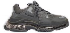 Triple S Clear Sole Sneaker Washed Black - Man - 6 - Polyurethane, Polyester & Nylon