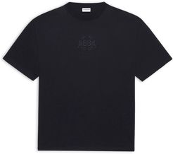 Lion's Laurel Large Fit T-shirt Black - Woman - XXS - Cotton