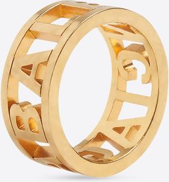 Logo Ring Yellow/gold - Woman - 6 - Brass