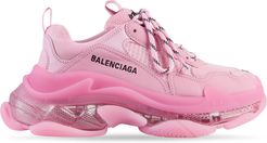 Triple S Clear Sole Sneaker Pink - Woman - 4 - Polyurethane, Polyester & Nylon