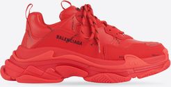 Allover Logo Triple S Sneaker Red - Man - 7 - Polyurethane