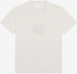 Lion's Laurel Small Fit T-shirt Washed Black - Woman - XS - Cotton