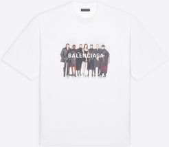 Real Balenciaga Medium Fit T-Shirt White - Man - XS - Cotton