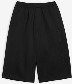 Oversize Shorts Black - Man - S - Organic Cotton