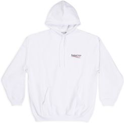 Political Campaign Hoodie White - Woman - XS - Cotton