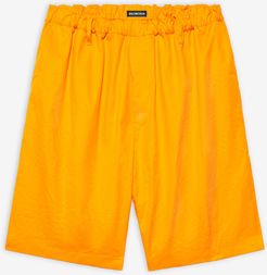 Oversize Shorts Orange - Unisex - XXS - Cotton