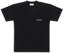 Large Fit T-shirt Black - Woman - XS - Cotton