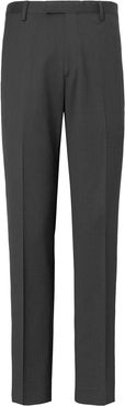 Slim Solid Italian Wool Suit Pant